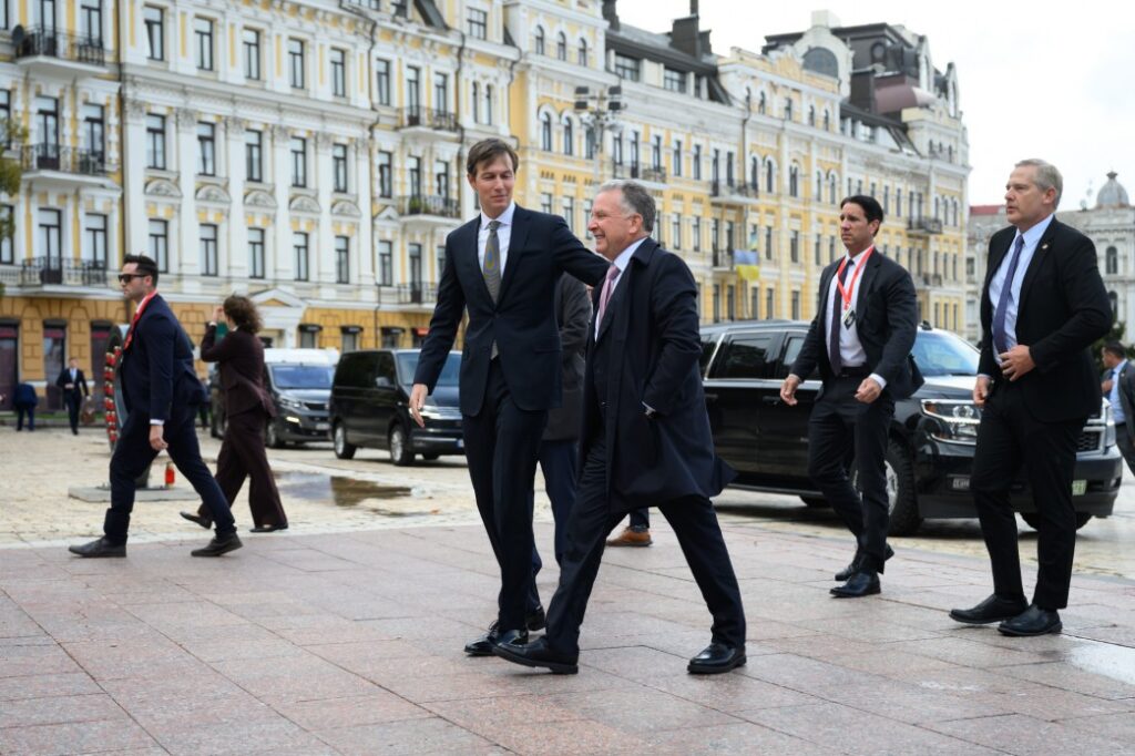 Ukrainian journalist asks Trump’s envoy to his face whether he was disgusted to sit across from “international criminal” Putin. Witkoff wouldn’t answer directly