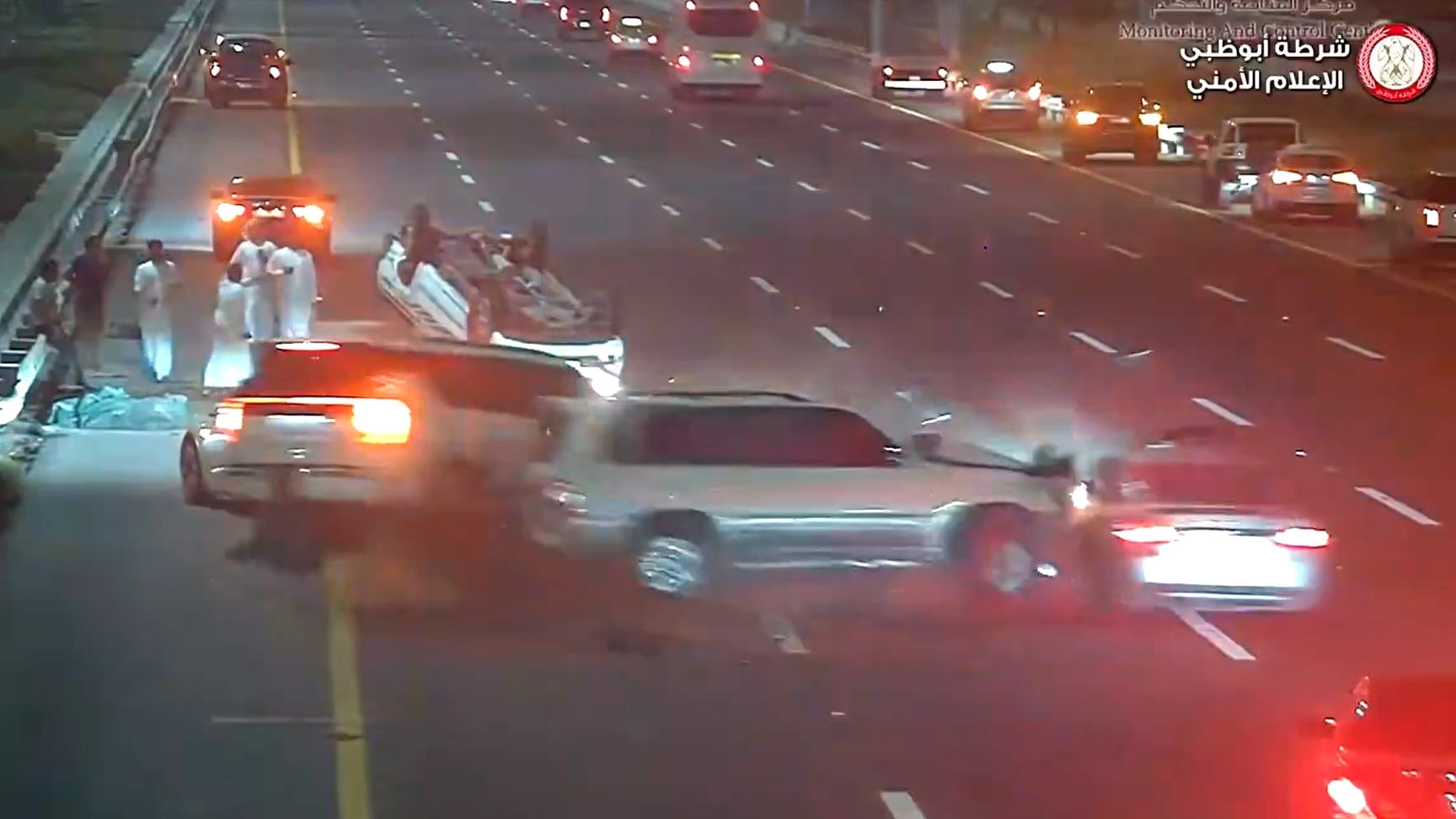 Abu Dhabi Police drive home safety message as crash video racks up millions of views