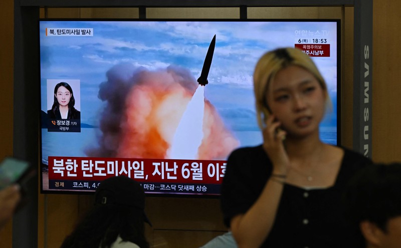 North Korea fires ballistic missile over Sea of Japan