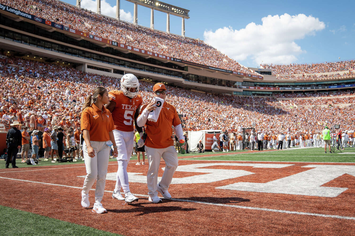 Texas RB Derrek Cooper out for Ohio State game, 'foreseeable future,' Steve Sarkisian says