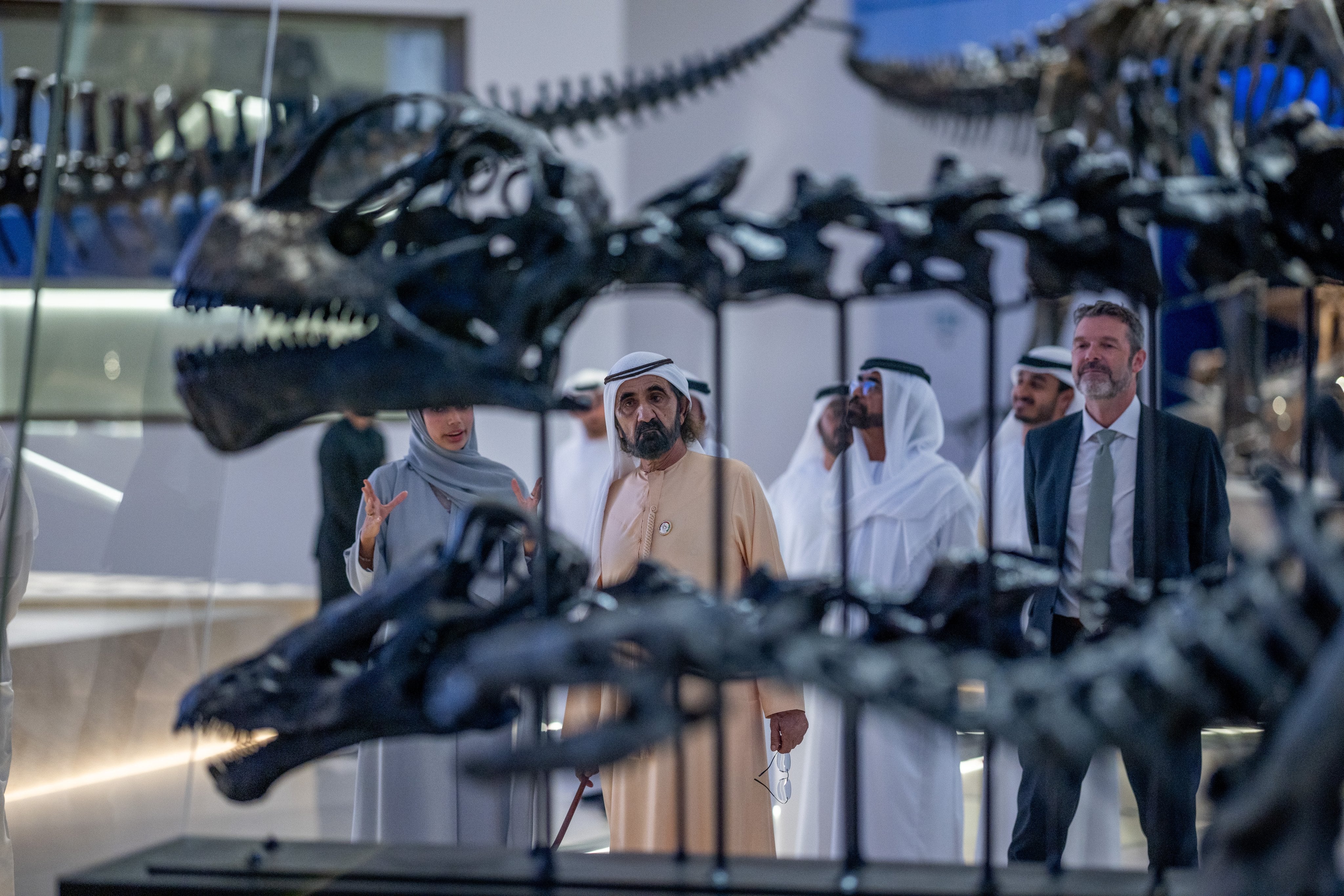 Sheikh Mohammed visits Natural History Museum Abu Dhabi
