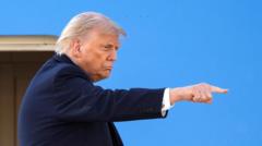 Trump's dramatic plane swap hints at personal stakes of Iran war
