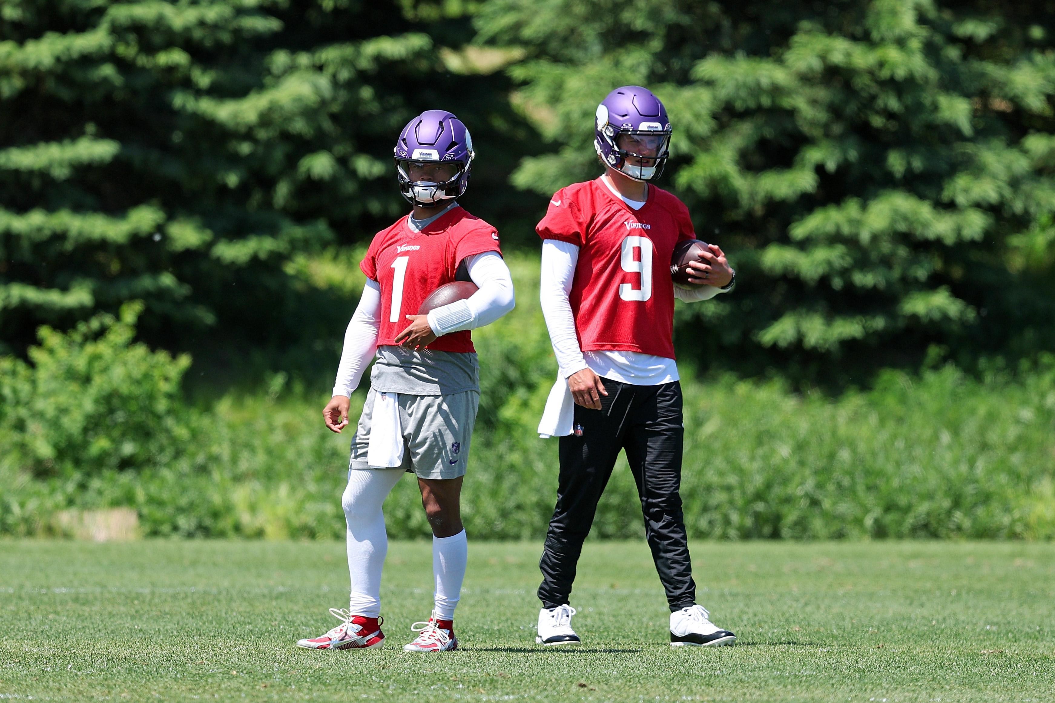 Kyler Murray beat J.J. McCarthy in a non-existent QB battle