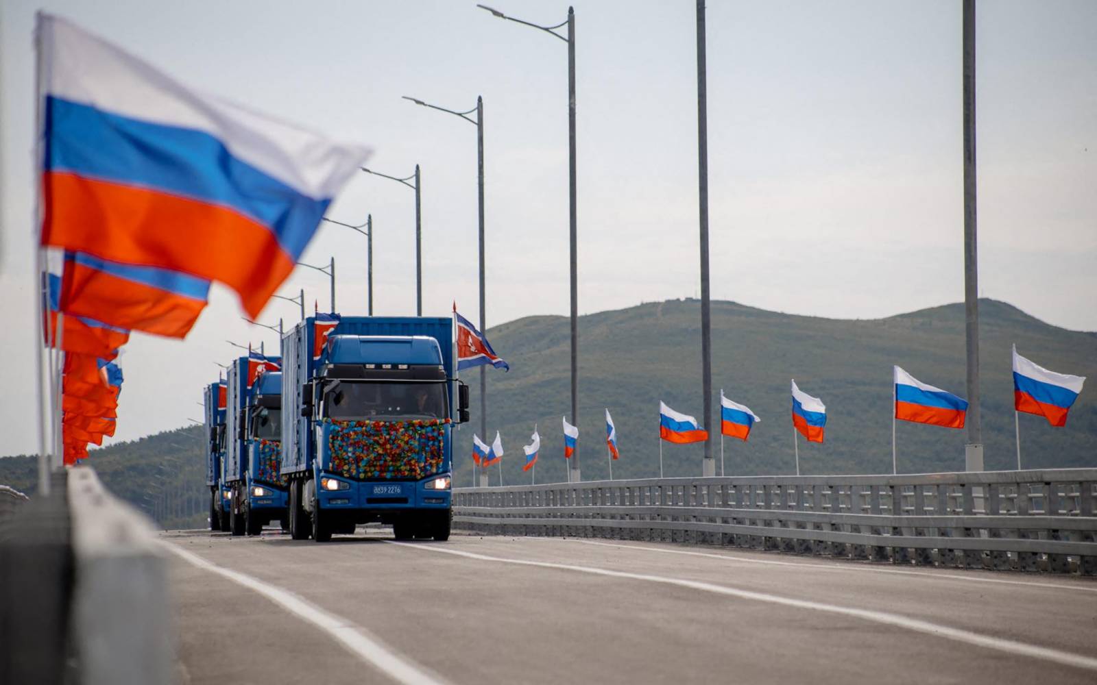 N. Korea calls first Russia road bridge a sign of tighter ties