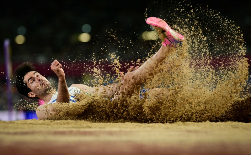 Tentoglou claims fourth Euro long jump title, injured Jacobs falters