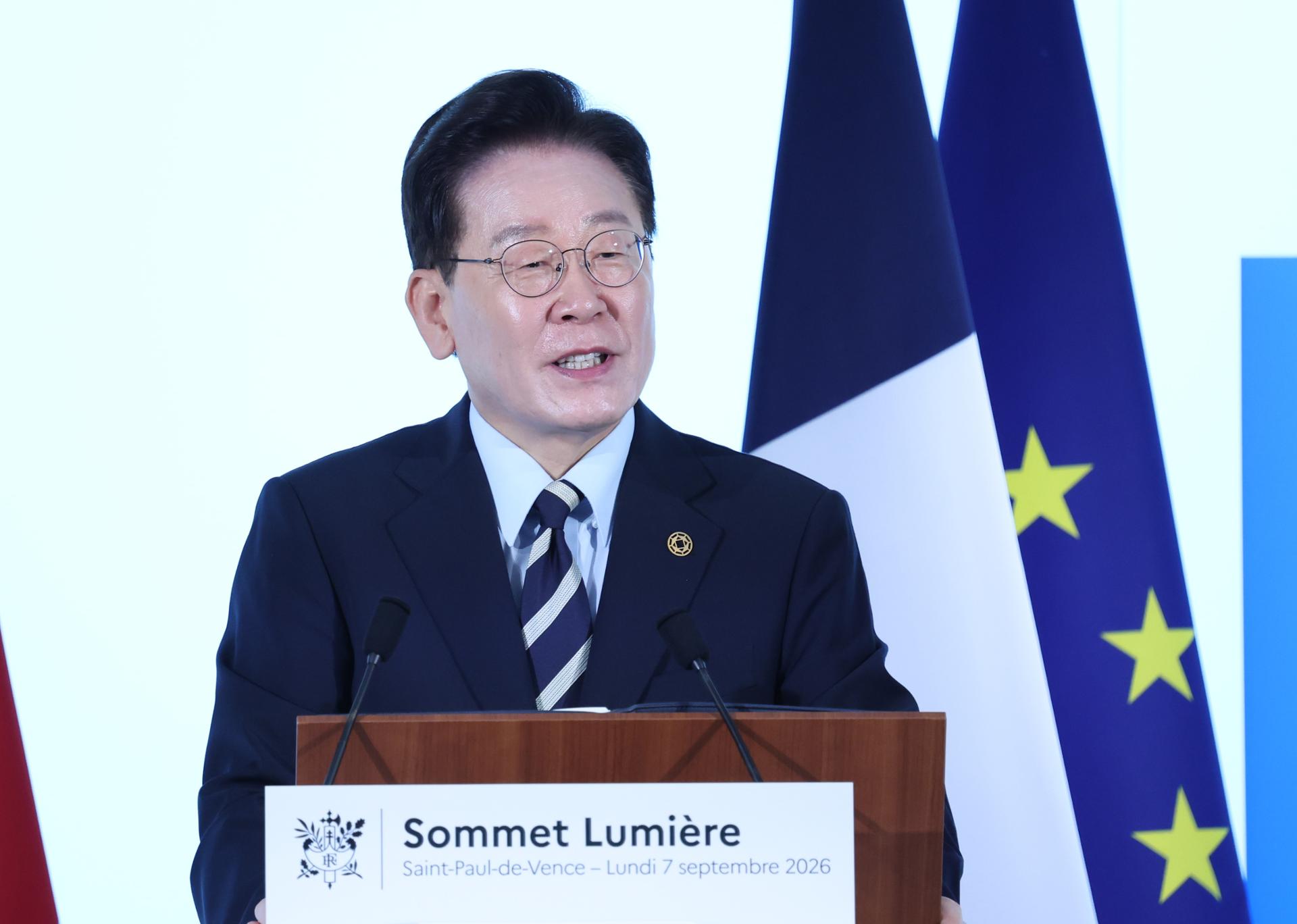 President Lee vows to pursue peace on Korean Peninsula through dialogue based on firm deterrence