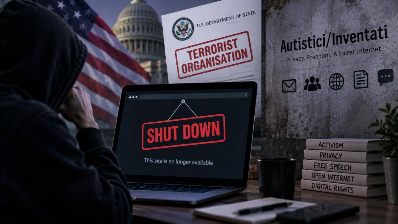 US designates 15-year-old Italian tech collective as terror organisation