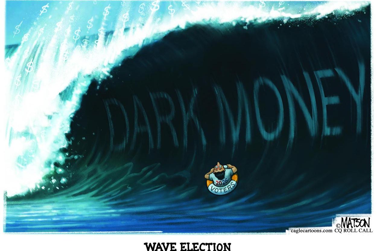 Dark money wave overwhelms 2026 voters