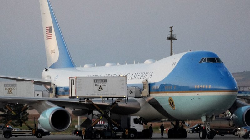 How Trump slipped away from Air Force One in Turkey