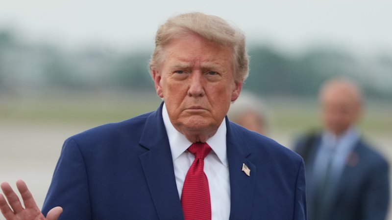 Trump defends hiding in catering truck as he claims both planes had ‘equal safety’