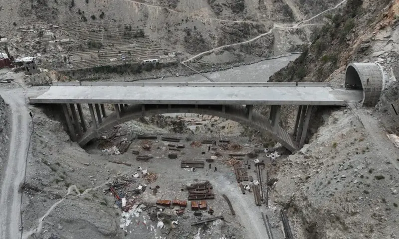 First arch bridge completed on alternative Karakoram Highway stretch