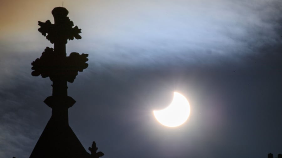 Heavenly spectacle: Two evenings in one day: Solar eclipse in Europe