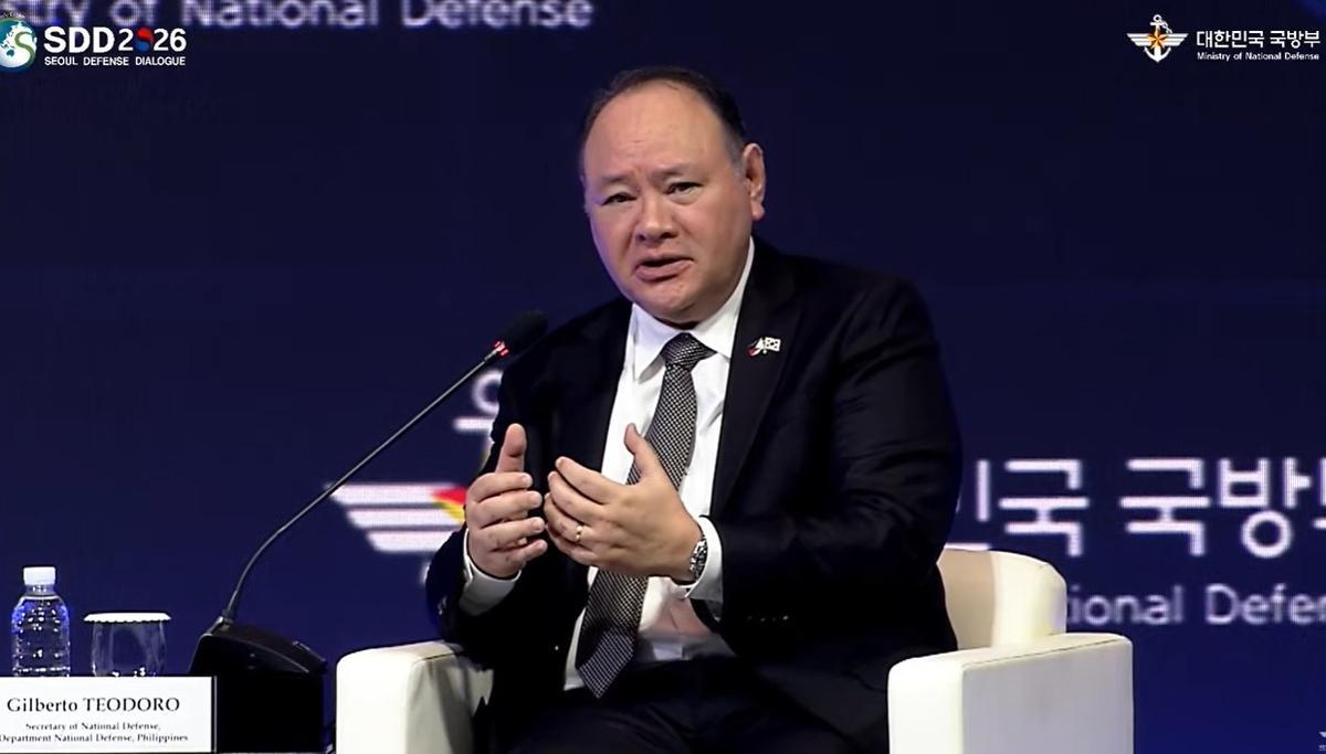 Philippine defense chief slams China over audience note on South China Sea at Seoul forum