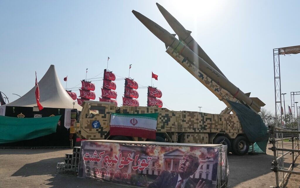 Touting improved ballistic missile, Iran vows preemptive action against threats