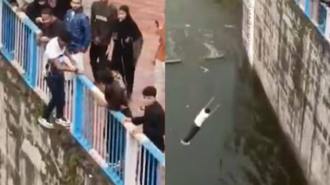 Jhansi man jumps 30 feet into dam for Instagram reel, fractures legs