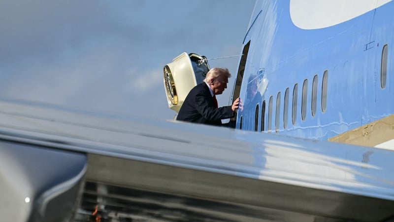 Trump confirms he secretly switched planes over threat