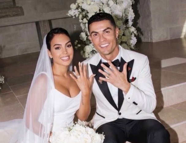 Cristiano Ronaldo marries partner Georgina Rodriguez in Portugal