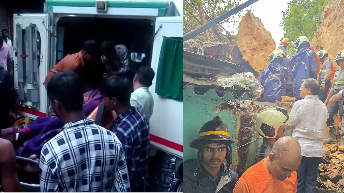 Mumbai Monsoon Mayhem: 2 Dead, Several Trapped After Landslide In Ghatkopar - VIDEO