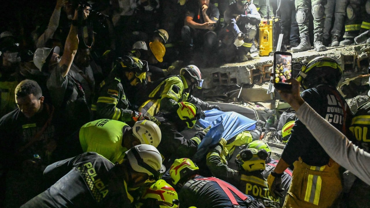 Colombian woman pulled alive from rubble as earthquake death toll tops 200