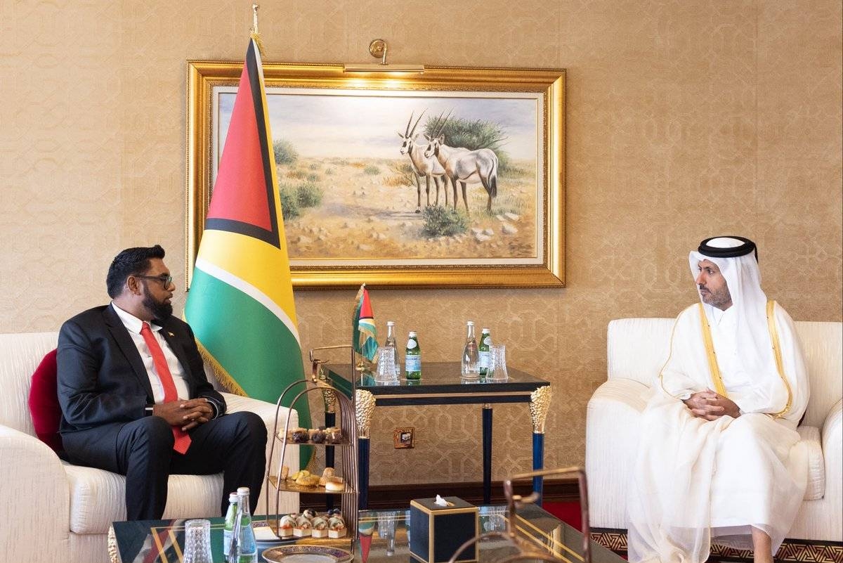 Sheikh Faisal meets Guyana president