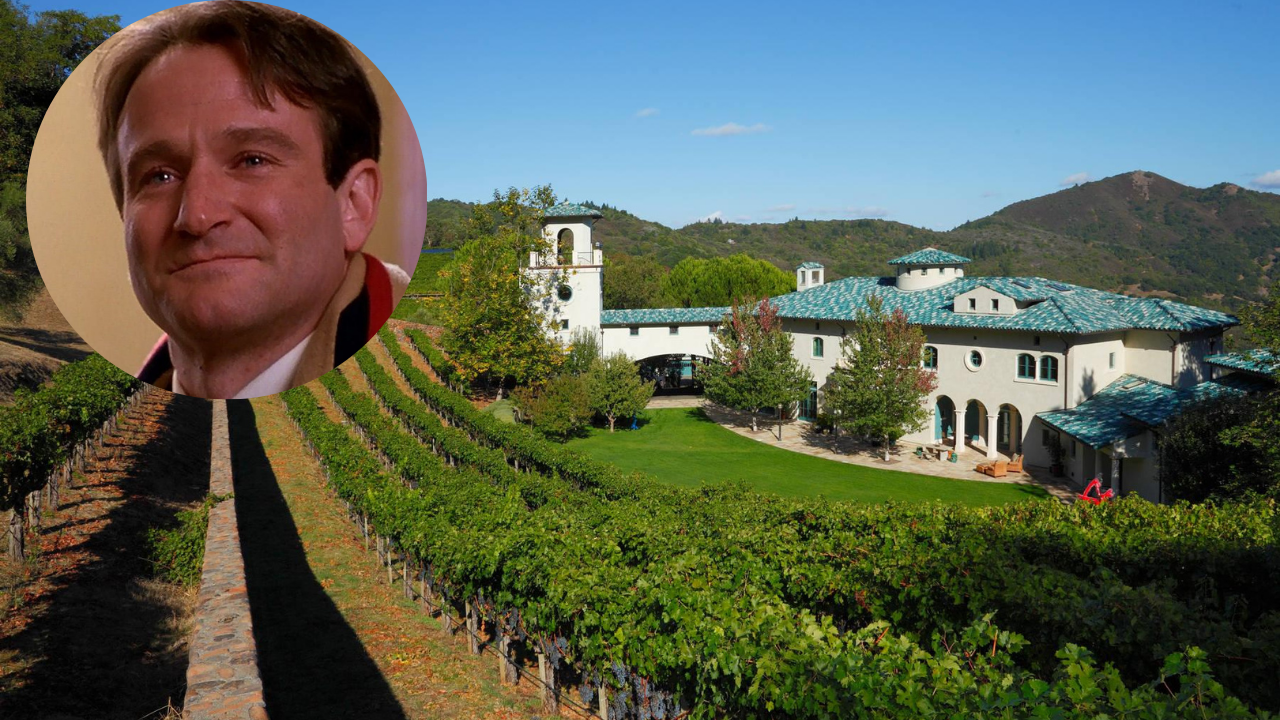 Robin Williams’ 640-acre Napa estate sold for $18.1m after a $35m listing