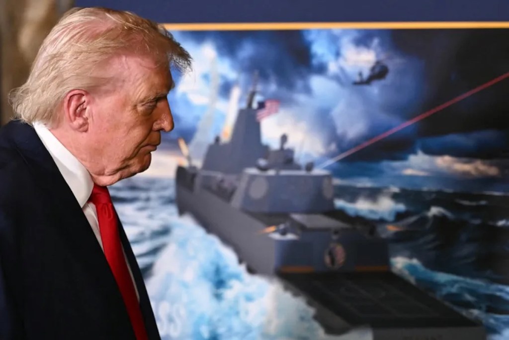 Trump-class battleship designed for a bygone era of warfare