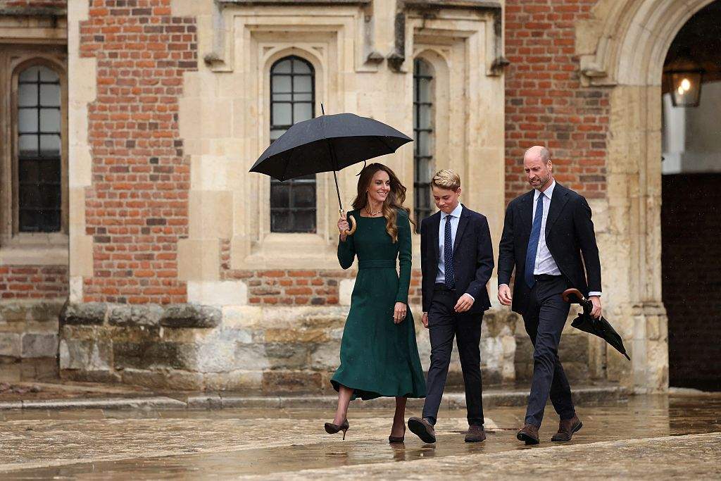 Prince George starts his 1st day at the prestigious Eton College