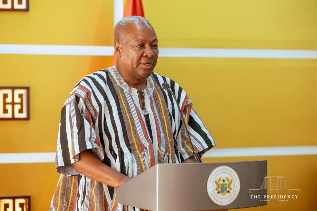 President Mahama raises concern over exodus of Ghana’s young talents