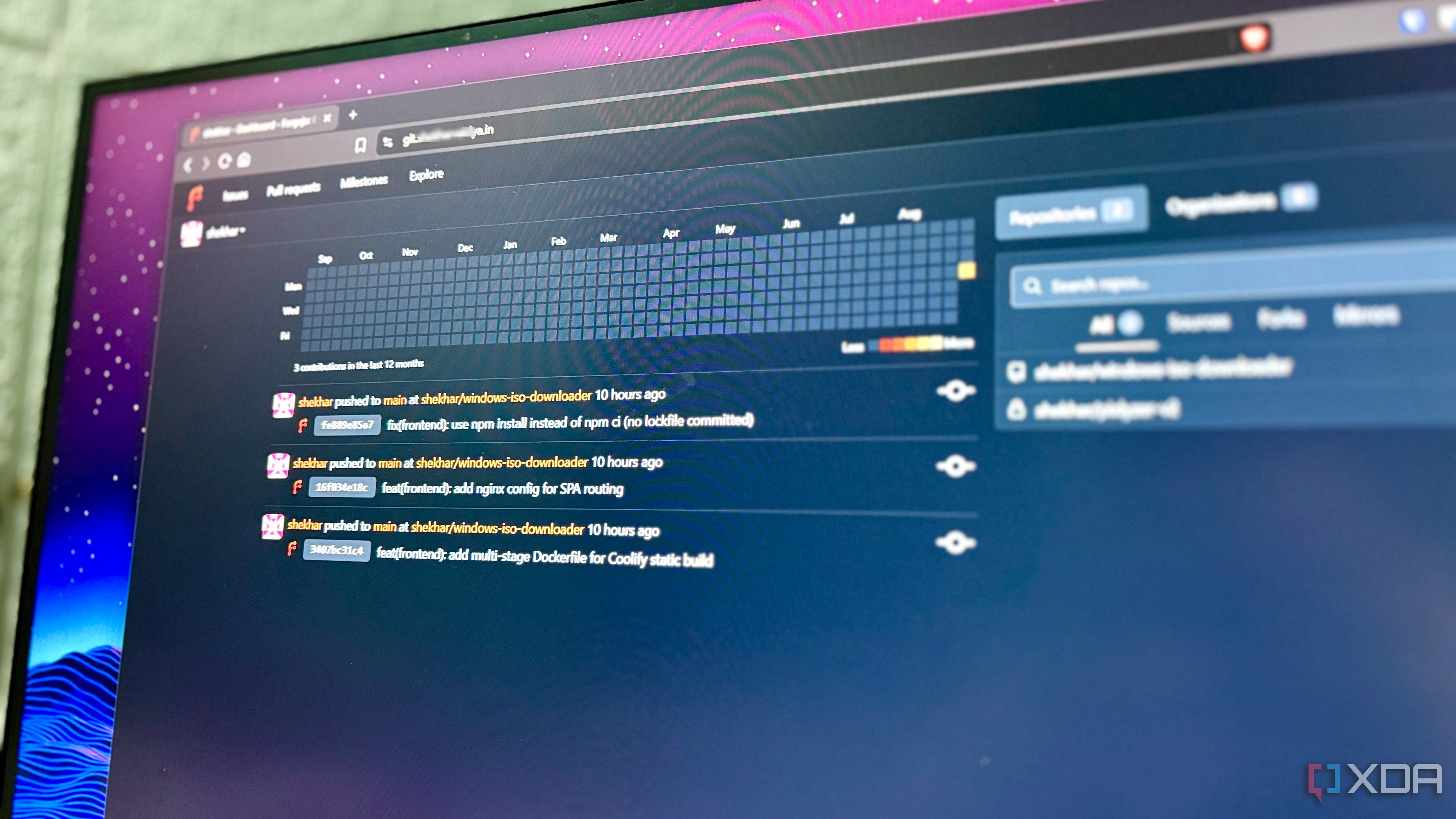 I moved all my side projects off GitHub to Forgejo, and my workflow stayed exactly the same
