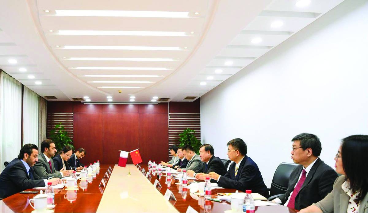 Al-Attiyah meets Chinese minister