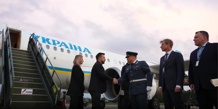 Zelenskyy, first lady arrive in Norway for King Harald V’s funeral