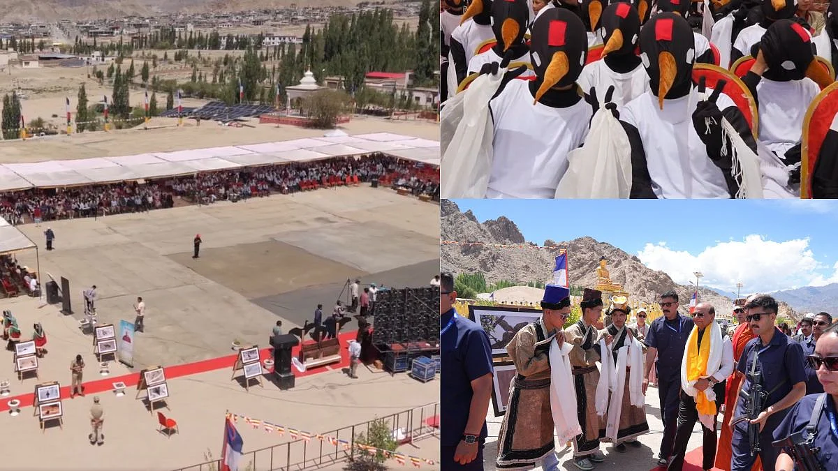 Ladakh Hosts India’s First Black-Necked Crane Festival; LG Saxena Inaugurates The Event