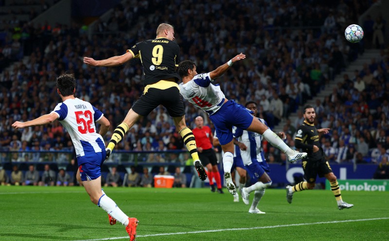 Haaland double powers Man City to victory over Porto
