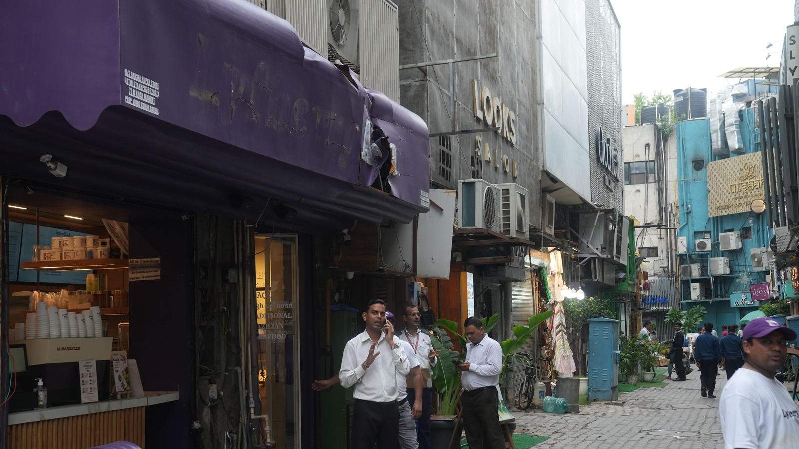 Uproar at Delhi’s Khan Market after signboards removed in civic body drive