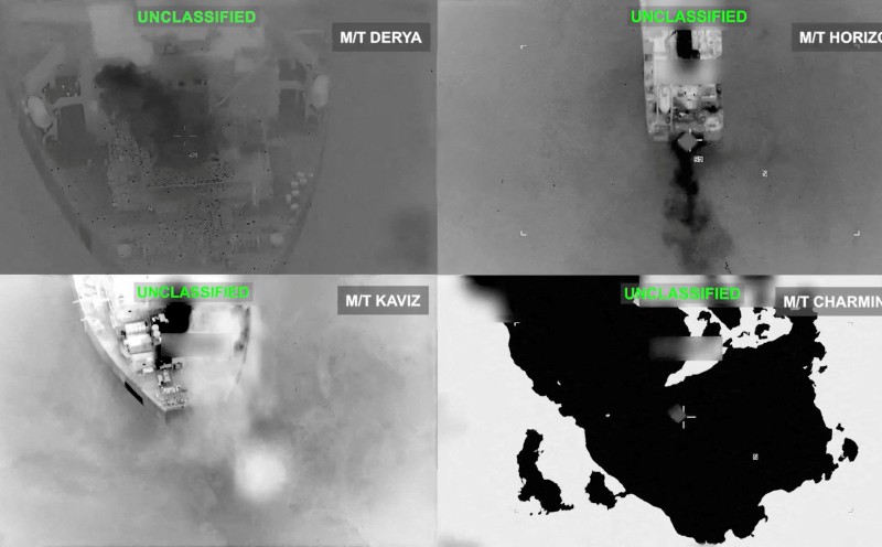 US says it destroyed five Iran oil tankers after attacks on American warship