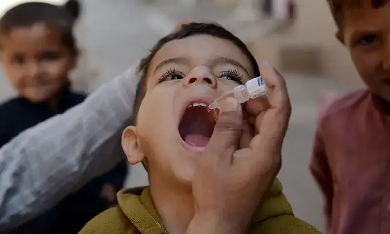 Vaccination of 100pc children against polio in KP still big challenge
