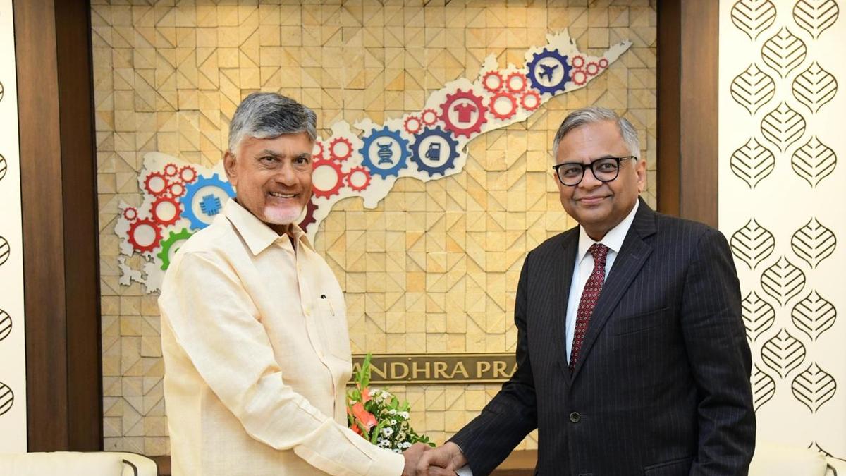 Tata Sons chairman Chandrasekaran to co-chair A.P. govt.’s task force for economic development