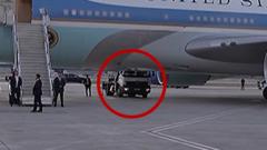 Watch: Why was Trump smuggled out of Air Force One in a catering truck?