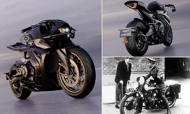 Aston Martin's £120,000 road-legal motorcycle: AMB 002 Roadster created with Lawrence of Arabia's favourite bike brand