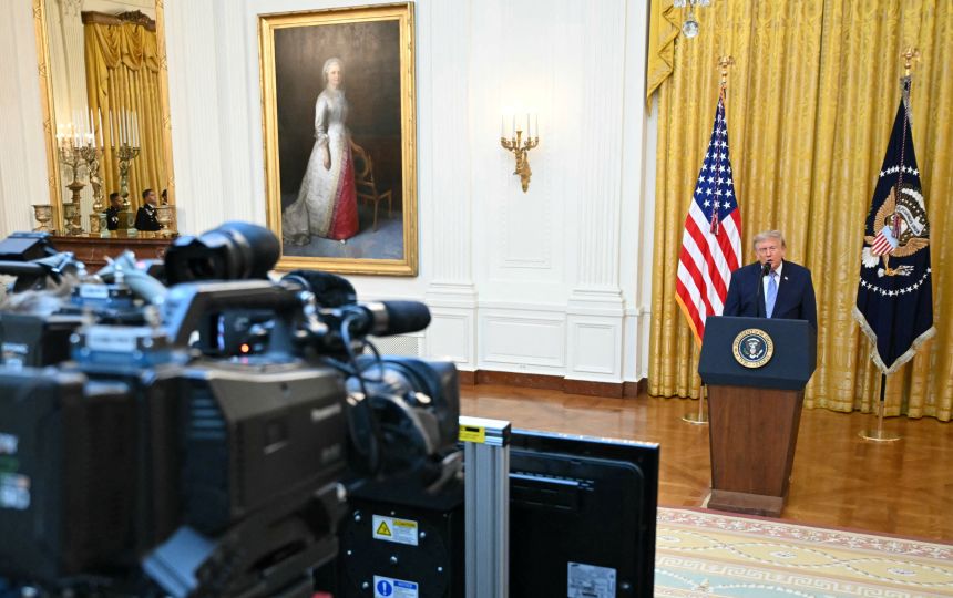 Trump declines to rule out declaring a national security emergency to control the 2026 election