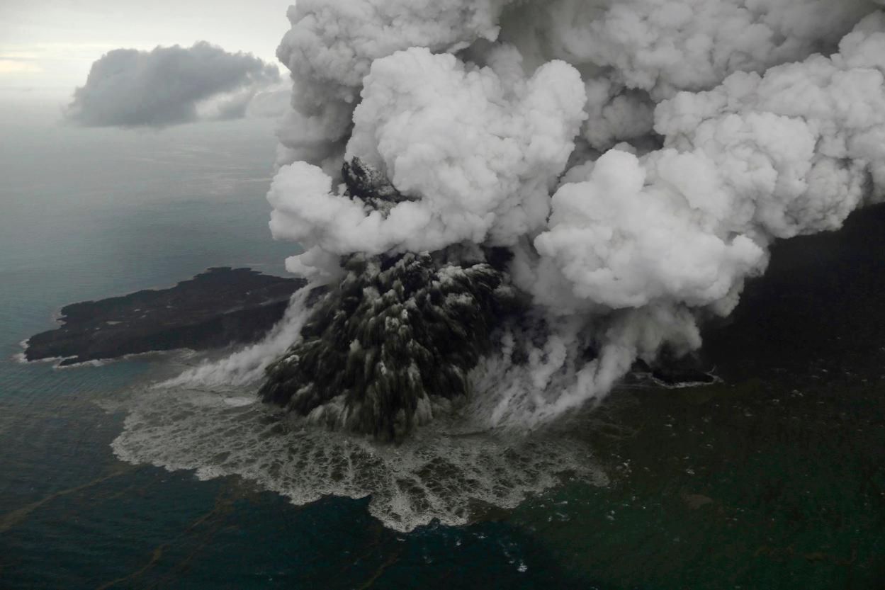 Indonesia searches for 8 missing at sea near Anak Krakatau volcano