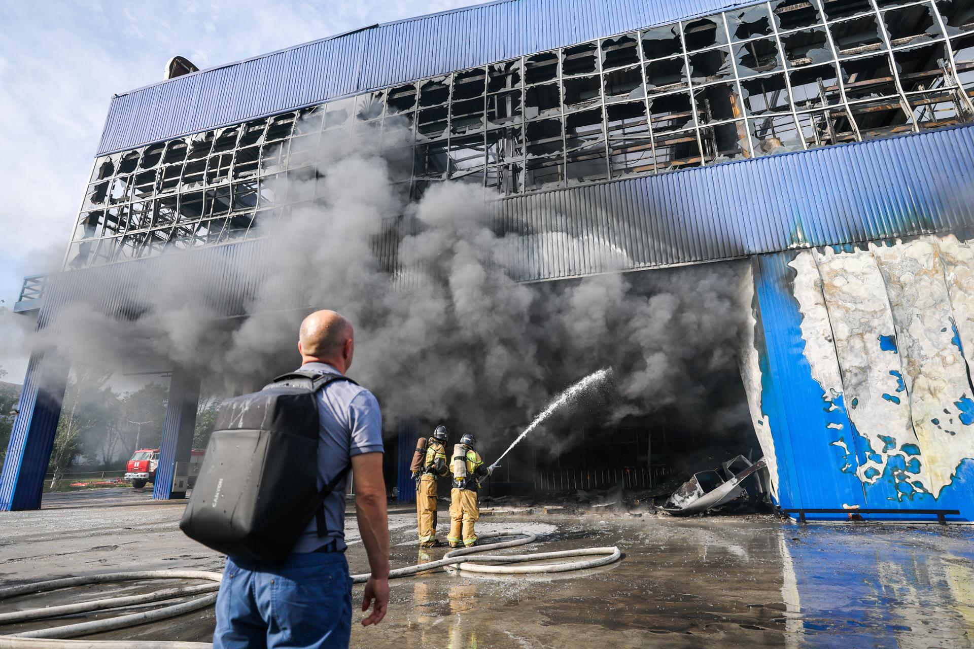 Russia says it downs 502 Ukrainian drones, strikes port of Odesa