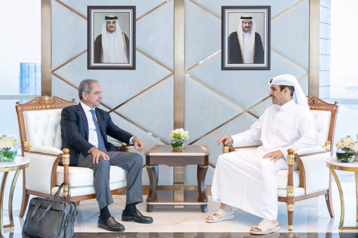 Minister of State for Energy Affairs meets Lebanese Minister of Energy, Water