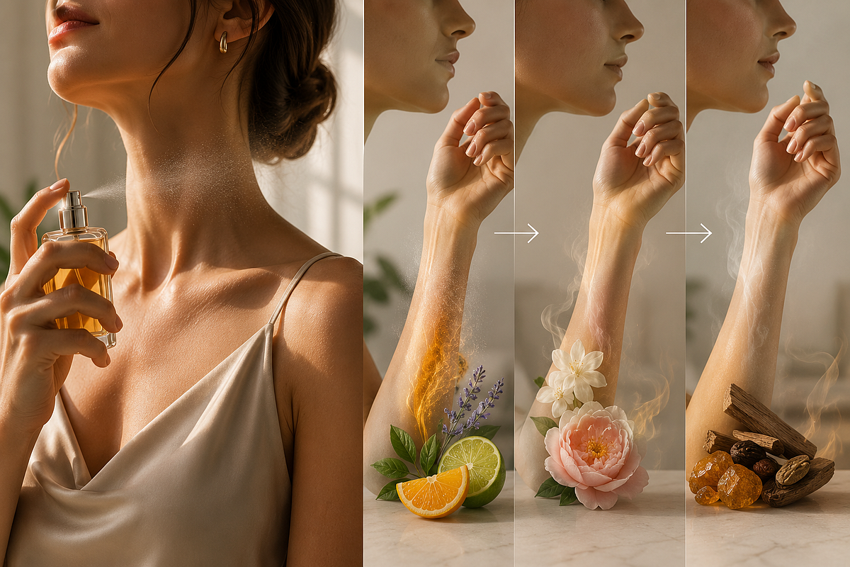 Why your perfume changes after you wear it