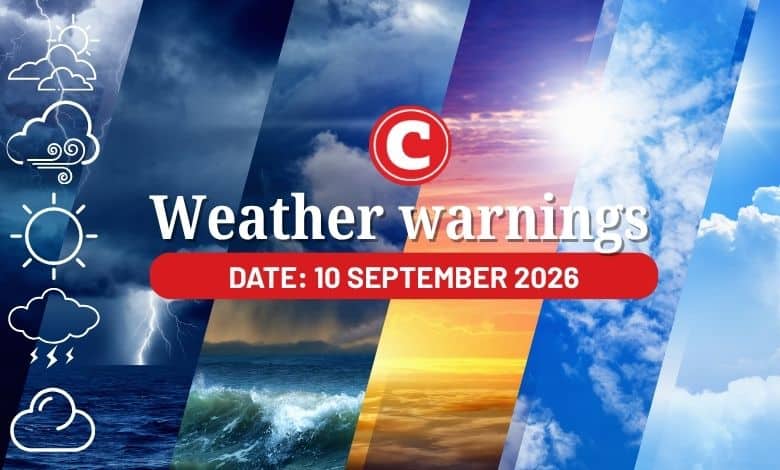 Weather alert: Partly cloudy and cool conditions with isolated showers possible