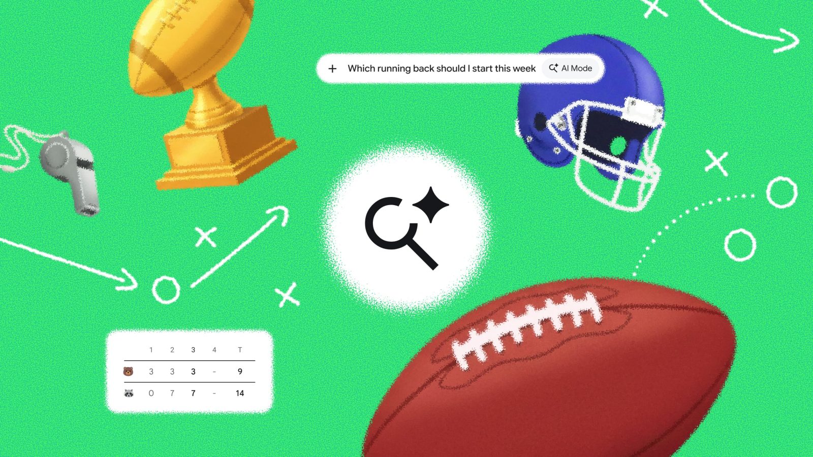 Google Search kicks off the NFL season with Live Game Feeds and fantasy football advice
