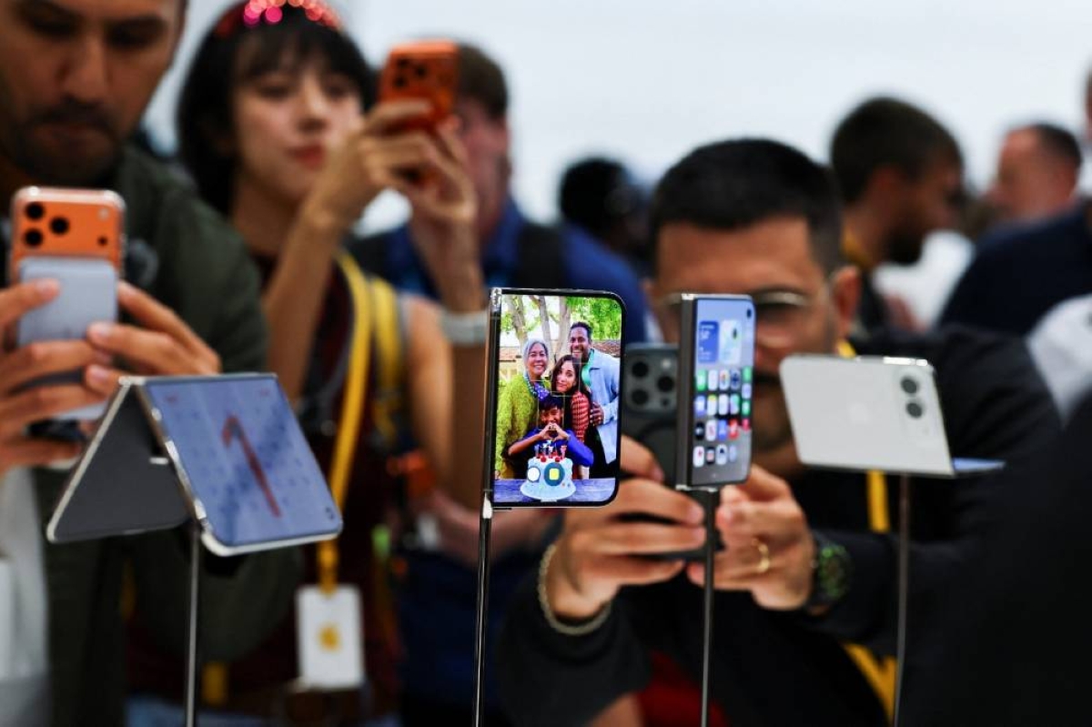 Apple debuts passport-shaped foldable phone, called Duo