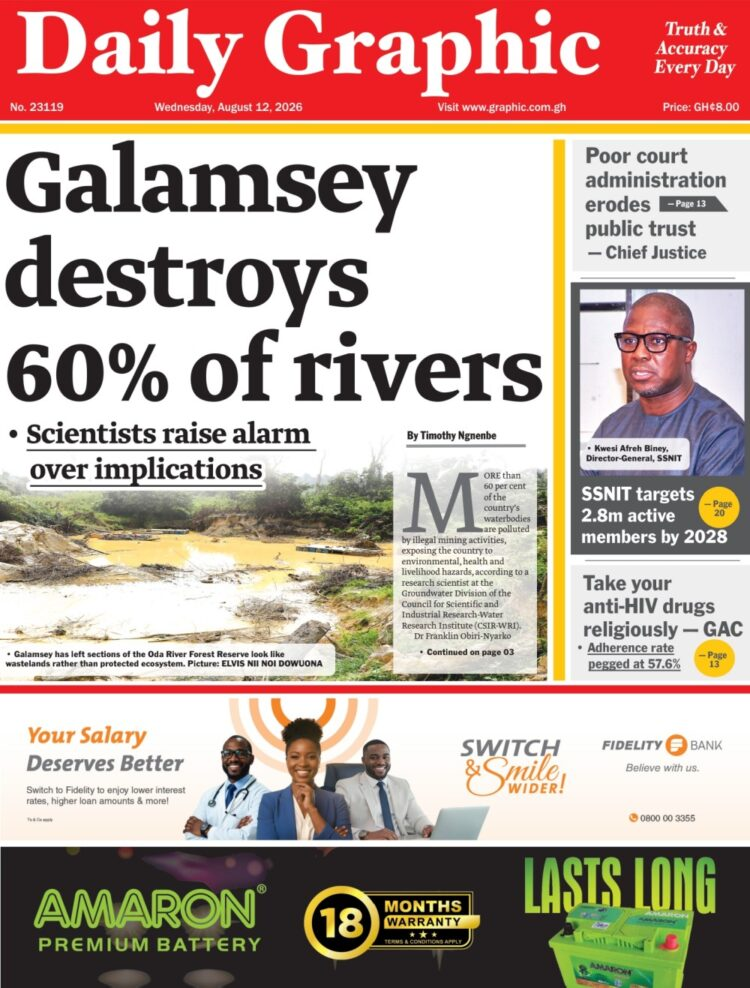 Today’s front pages: Wednesday, August 12, 2026