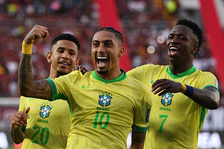Vinicius Jr, Raphinha headline Brazil squad for India, Australia friendlies