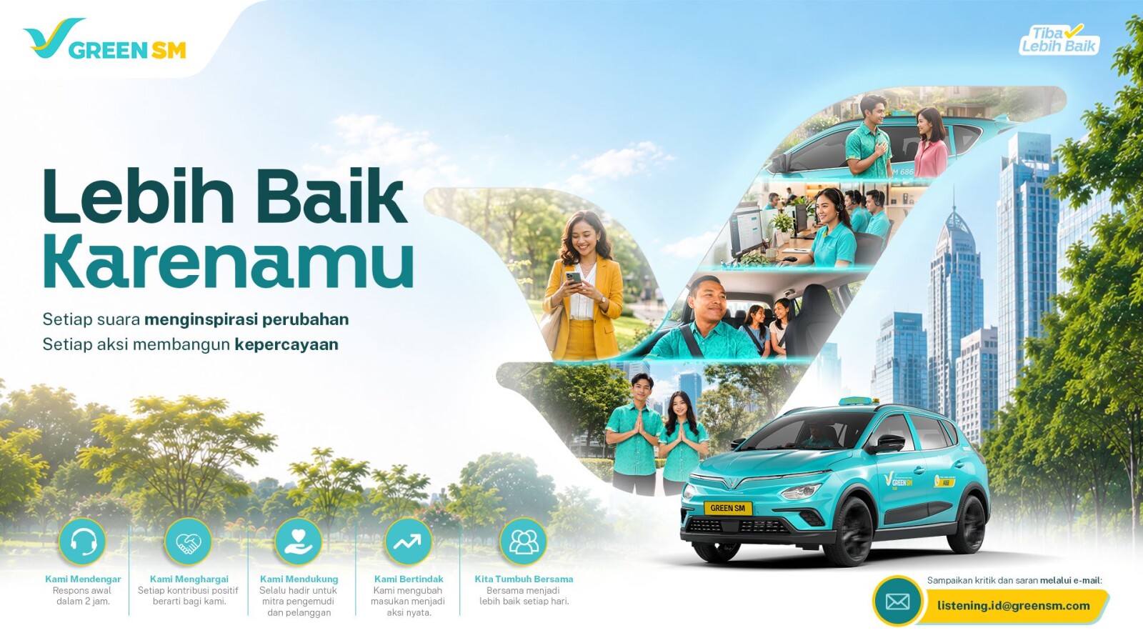 Green SM launches Indonesian customer feedback program across transport services